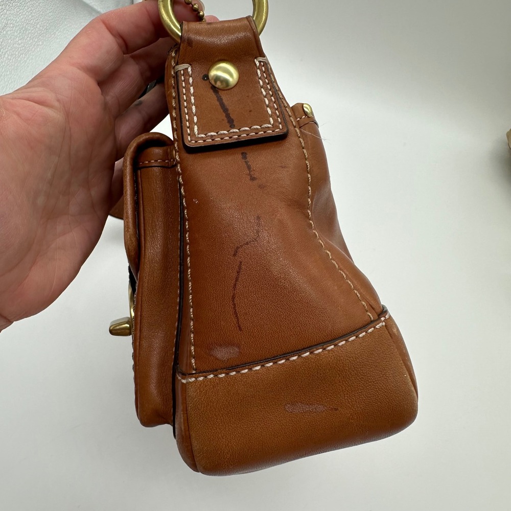 Coach Medium F12868 Vintage 65th Anniversary Butterscotch Double Turnlock - Picture 6 of 16
